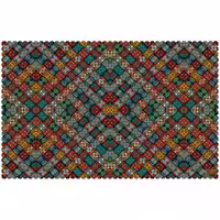 رومیزی مخمل طرح سنتی سایز 140 در 220 مدل T8-78 شرکت رنس