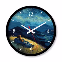 ساعت دیواری راویتا طرح ونگوک مدل Van Gogh Love کد 3813