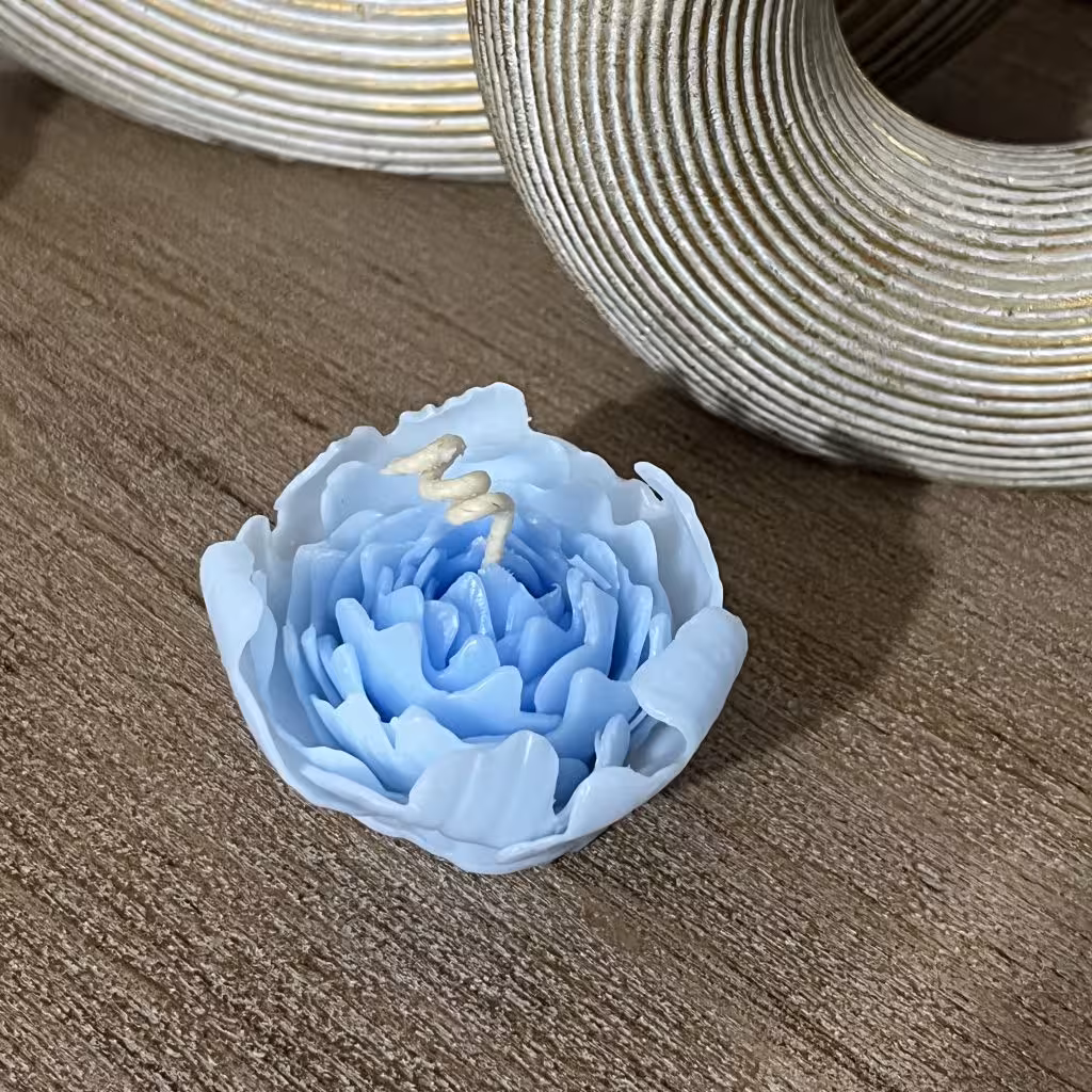 شمع گل پیونی