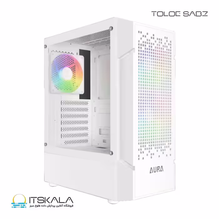 قیمت و خرید کیس گیم دیاس مدل AURA GC7 WH | ITSKALA