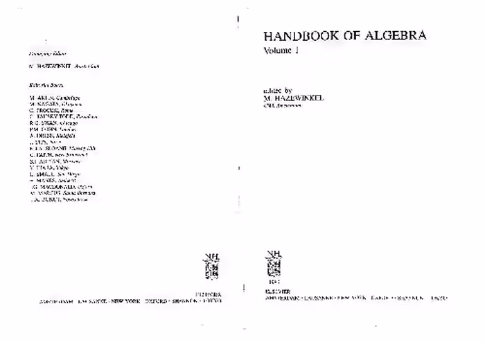 خرید و دانلود نسخه کامل کتاب Handbook of algebra