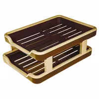 خرید کازیه 2 طبقه کارا مدل پلاستیکی کد KP2