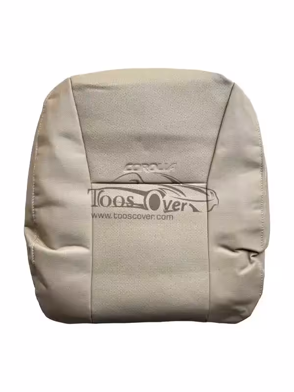 روکش صندلی تویوتا کرولا 2006 تا 2011 چرم کرم استخوانی کد 4084