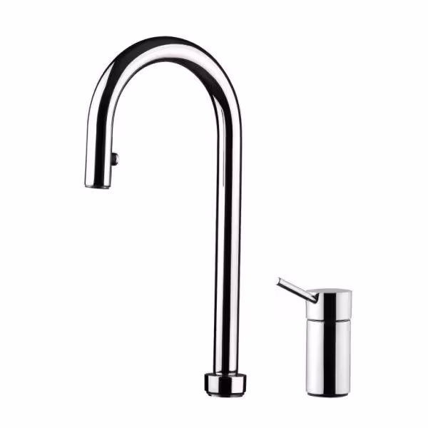 شیر آشپزخانه شلنگدار کی دبلیو سی مدل اینوکس KWC