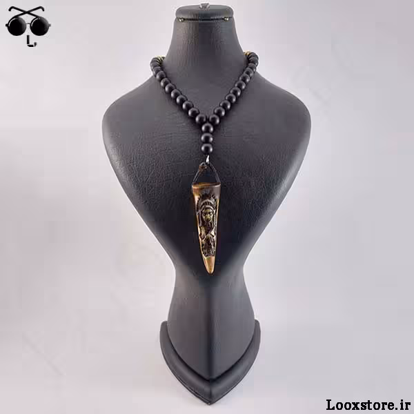 گردنبند مدل سرخپوستی طرح عاج