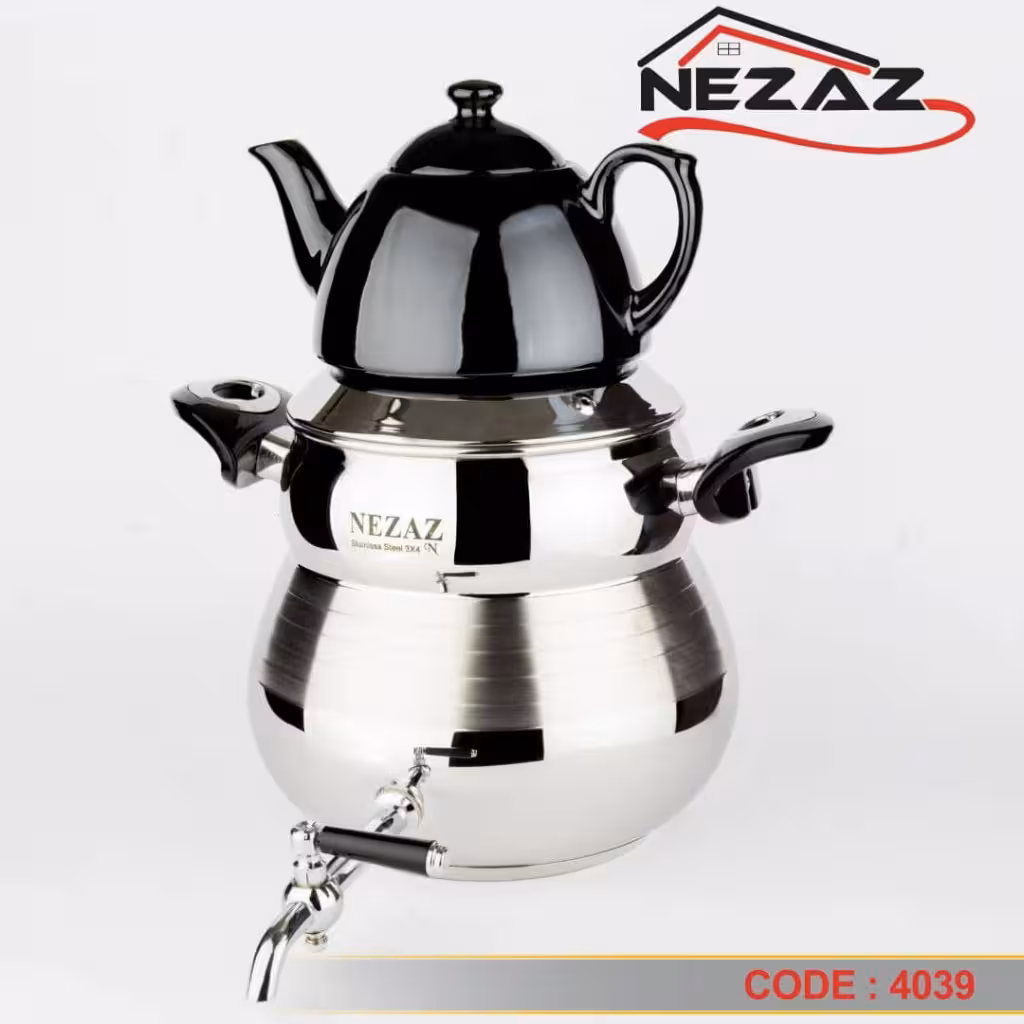 ست کتری و قوری نزاز کد 4039