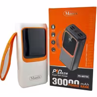 پاوربانک مانیکس مدل PD-MX755، با ظرفیت 30000 میلی آمپر ساعت