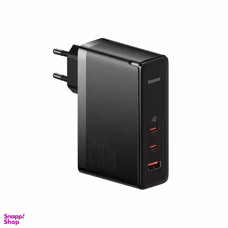 شارژر دیواری فست باسئوس مدل GaN5 PRO 140W