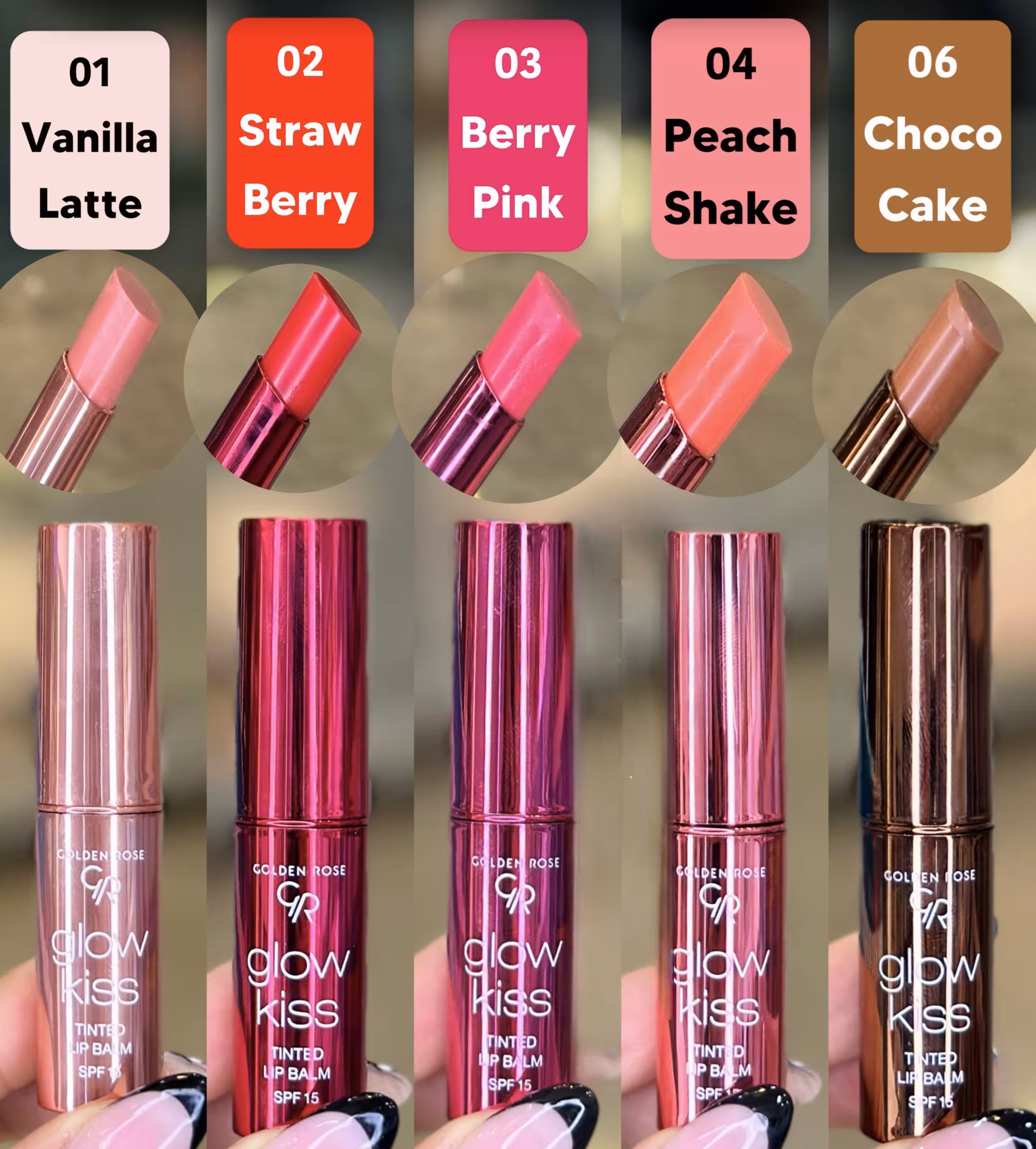 تینت لب  (تینت بالم) مدل Glow kiss  اورجینال ساخت ترکیه در 6 شماره رنگ بندی جذاب با ضمانت اصل بودن کالا