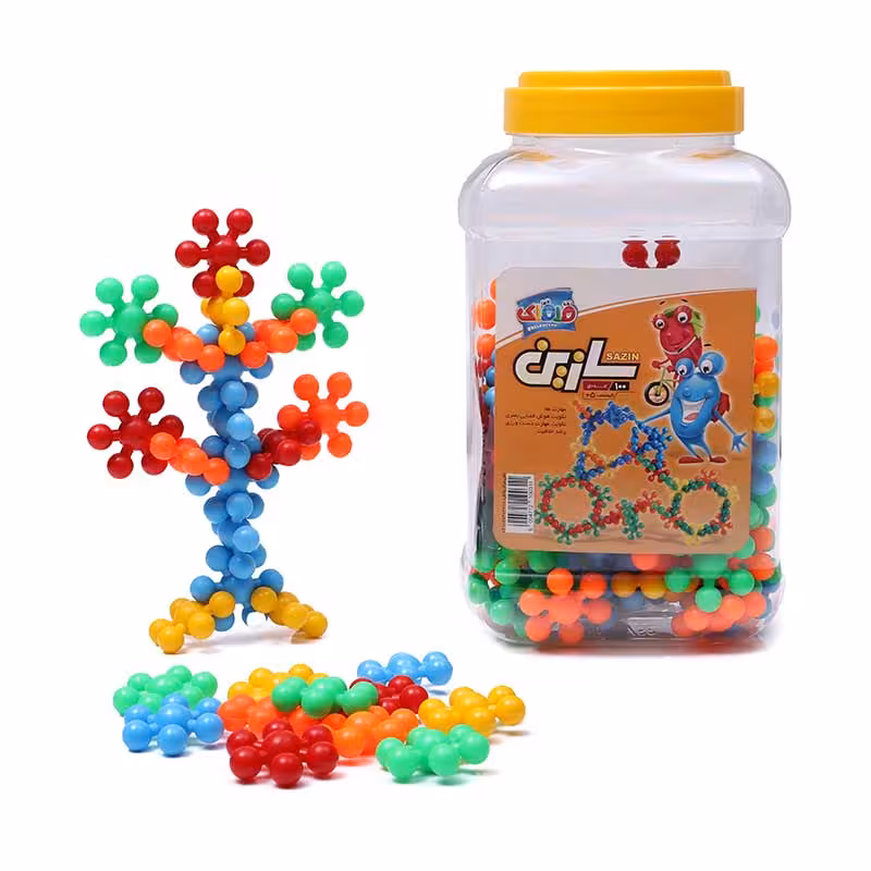 بازی سازین 100 قطعه شیشه ای قلقلک