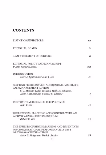 خرید و دانلود نسخه کامل کتاب Advances in Management Accounting, Volume 11 (Advances in Management Accounting)