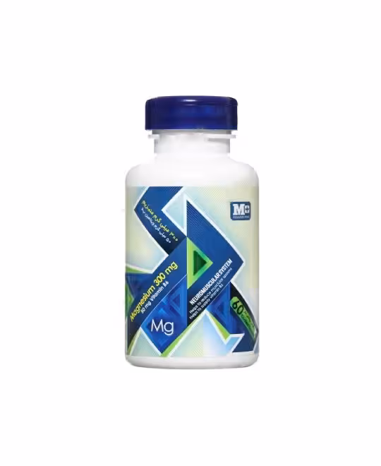 قرص منیزیم 300 و ب6  ام پلاس 60 عددی
