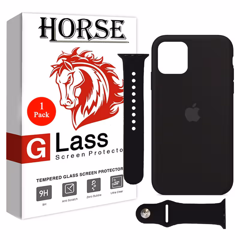 کاور هورس مدل 2SET2 مناسب برای گوشی موبایل اپل iPhone 11 Pro به همراه بند اپل واچ 42 میلی متری | کالا برتری