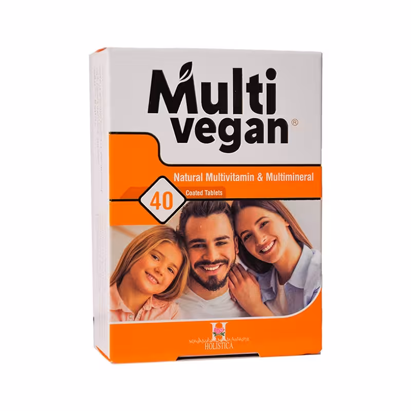 قرص مولتی وگان هولیستیکا 40 عدد | Holistica Multi Vegan