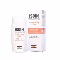 ضد آفتاب ضدلک ایزدین ISDIN سری FOTOULTRA 100 مدل ACTIVE UNIFY COLOR حجم 50 میلی لیتر