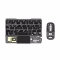 ماوس و کیبورد بی سیم گرین لاین مدل Transparent Duo
