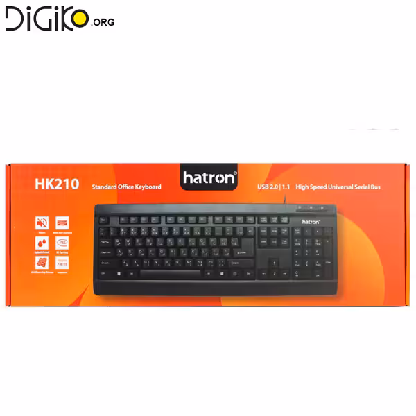 کیبورد هترون سیم دار HK-210