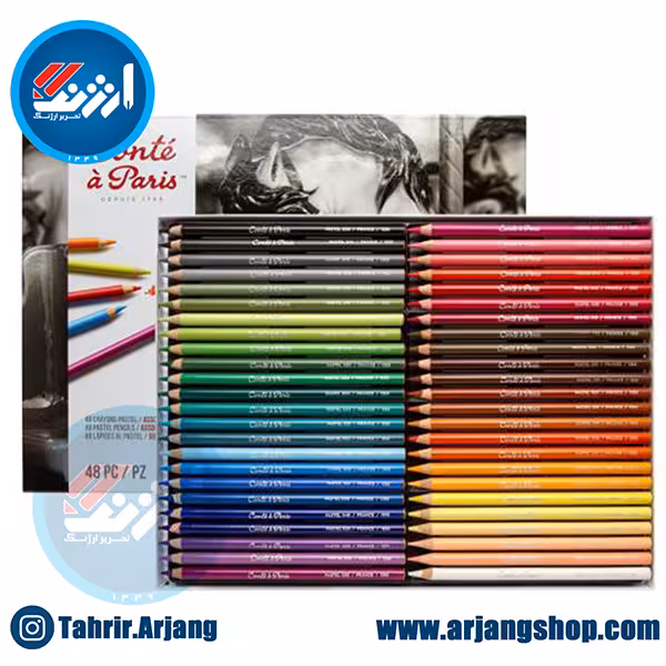 پاستل مدادی کنته 48 رنگ