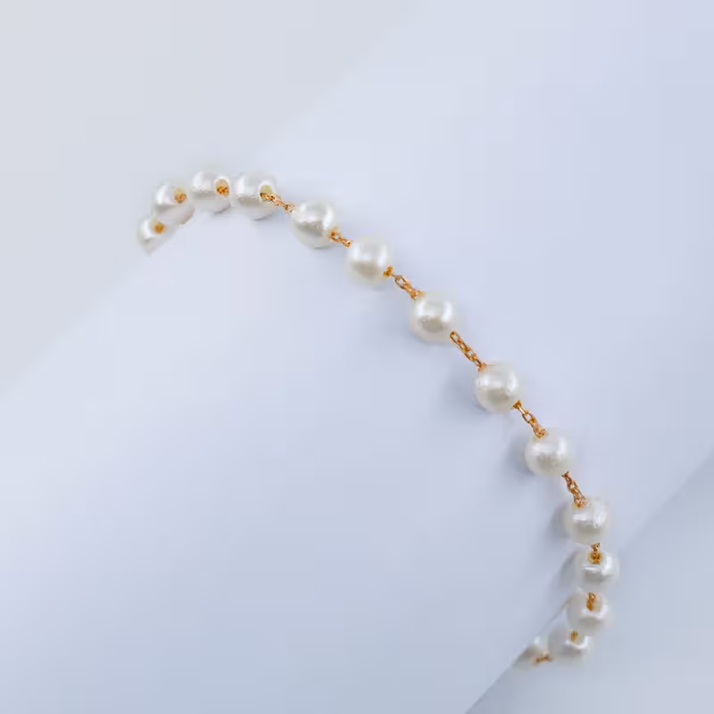 دستبند مروارید طلا