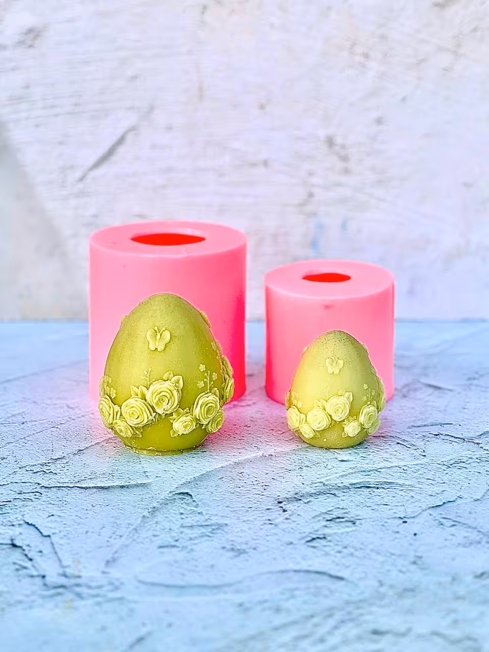 قالب سیلیکونی تخم مرغ گلدار کد 4