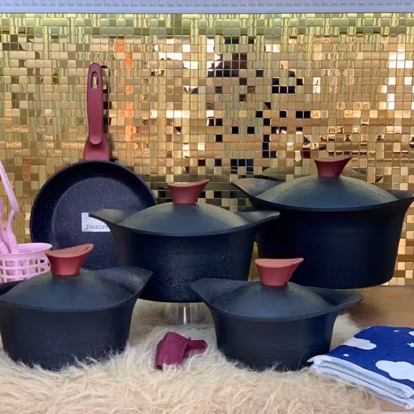 سرویس قابلمه 19 پارچه گرانیتی(AKDENIZ)