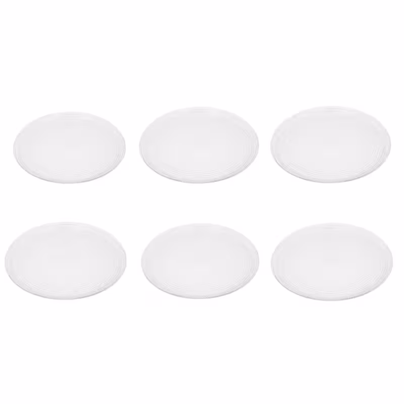 بشقاب غذاخوری بلور کاوه مدل ونیز 1105 بسته 6 عددی