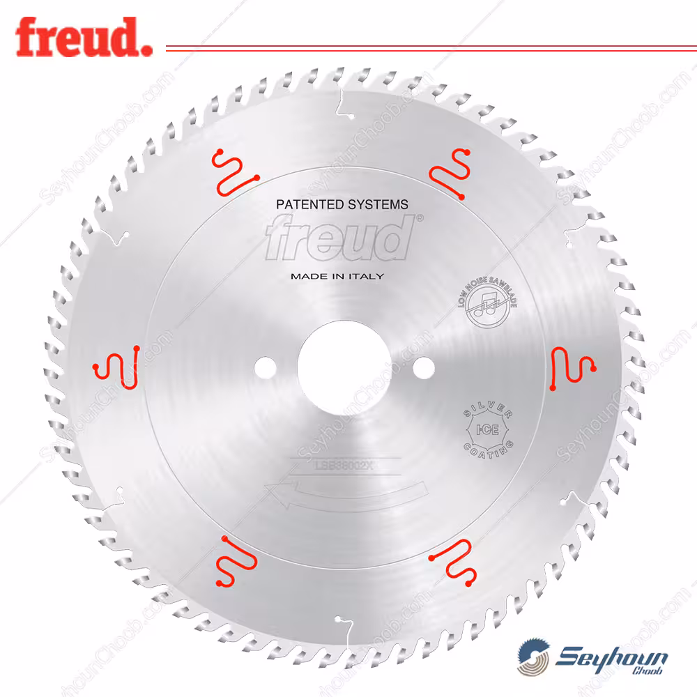 تیغ اره الماسه پانل بر 38 سانتی متر 72 دندانه فرود مدل FREUD LSB38002X