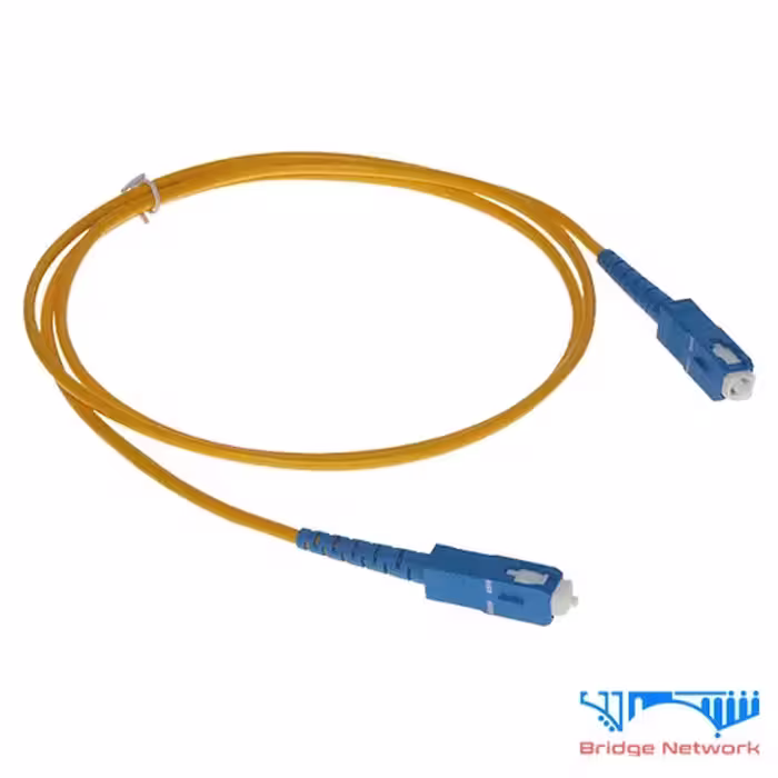 پچ کورد فیبر نوری نگزنس SC-SC سیمپلکس سینگل مودRSA SC-SC APC SM Simplex 1m Fiber Optic Patch Cord