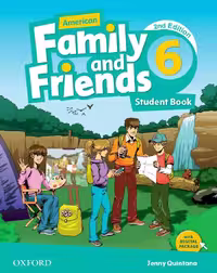 کتاب امریکن فمیلی اند فرندز شش American Family and Friends 2nd 6 SB WB CD DVD