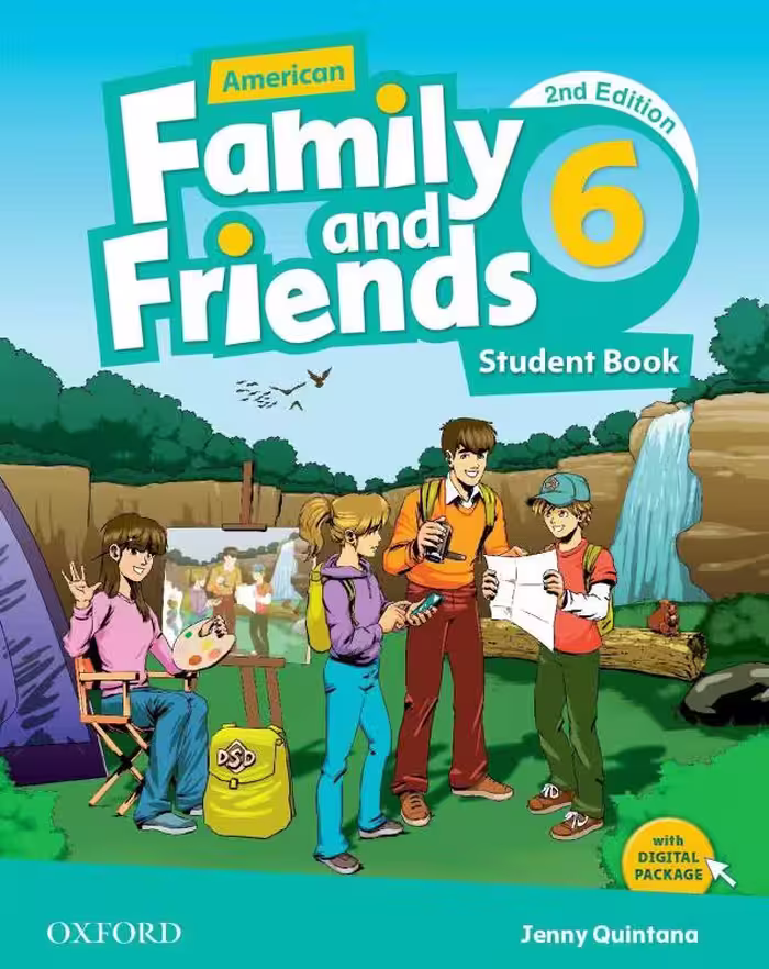 کتاب امریکن فمیلی اند فرندز شش American Family and Friends 2nd 6 SB WB CD DVD