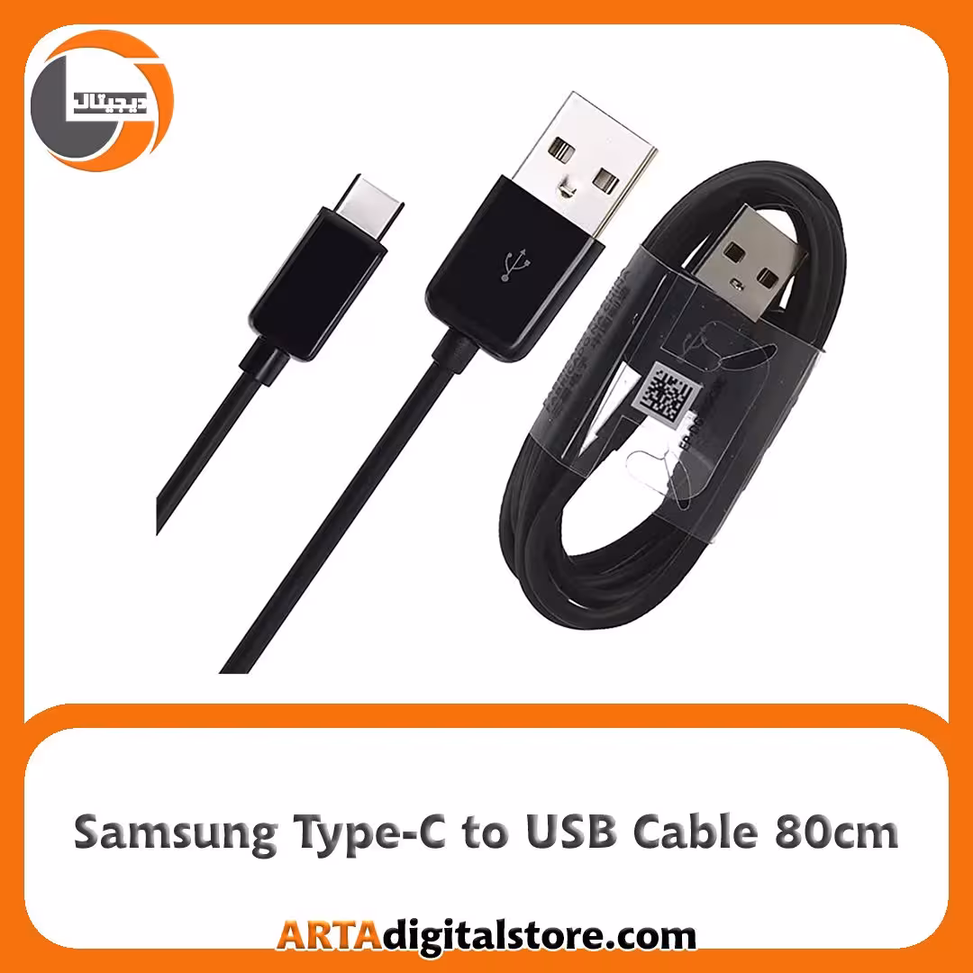 کابل سامسونگ Samsung S10 Cable Type-C Black طول 80cm