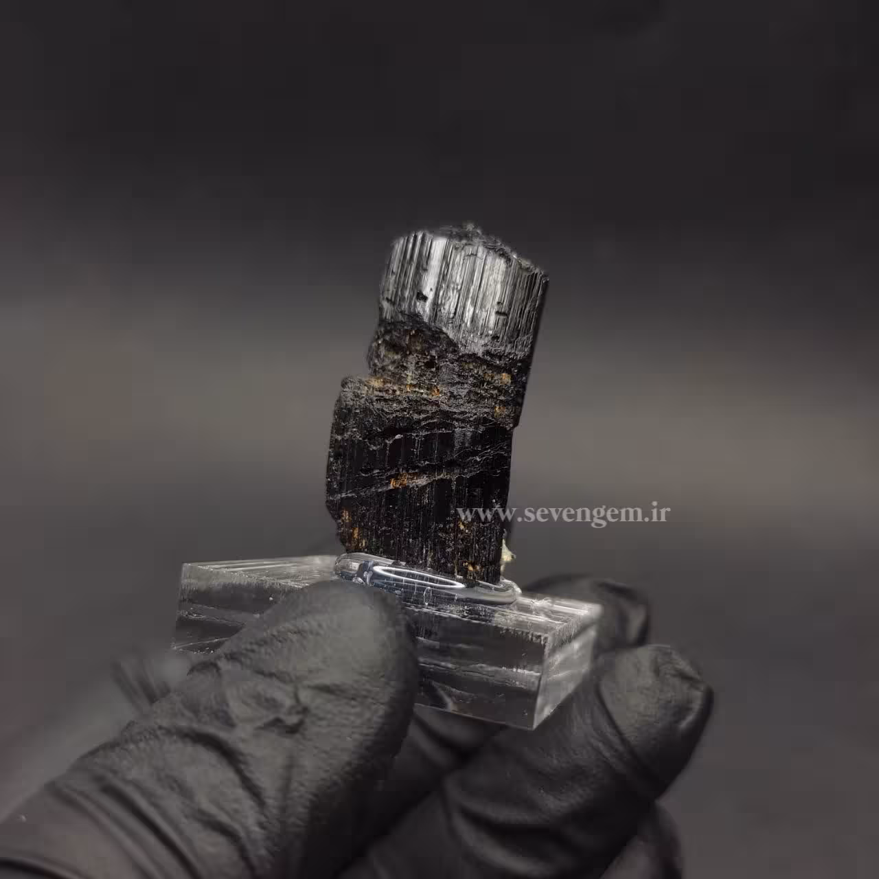 راف درشت سنگ تورمالین سیاه (کد101)