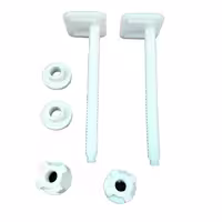 پیچ مهره و لوازم درب توالت فرنگی مدل ریلی TOILET CUT BACK KIT