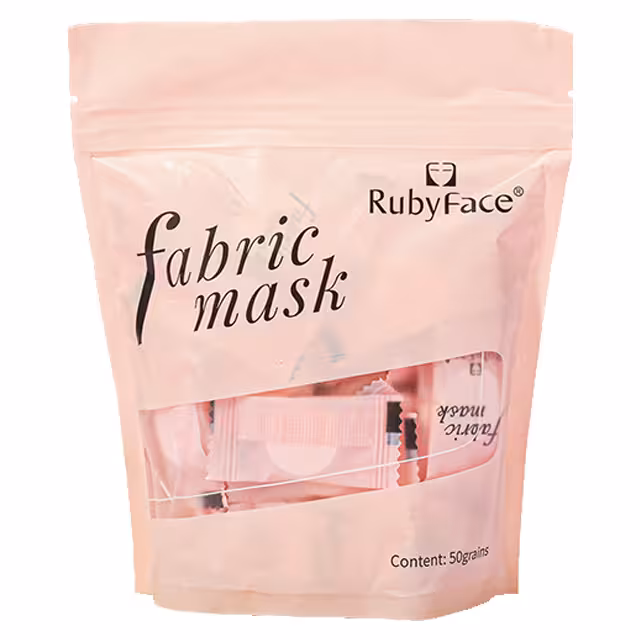 قرص ماسک ورقه ای صورت روبی فیس مدل Fabric بسنه 50 عددی