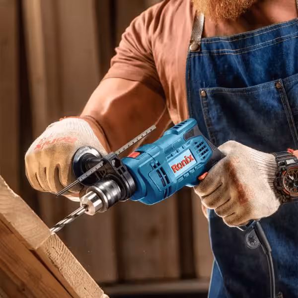 دریل 13 میلی متر چکشی 650 وات-آچاری کد 2213