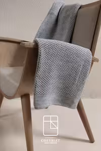 شال تخت و مبل رنگ طوسی روشن مدل miel