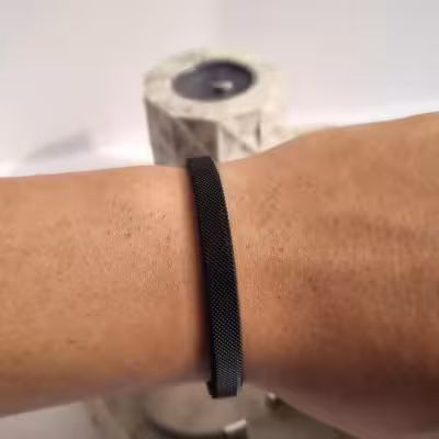 دستبند استیل توری فری سایزمشکی