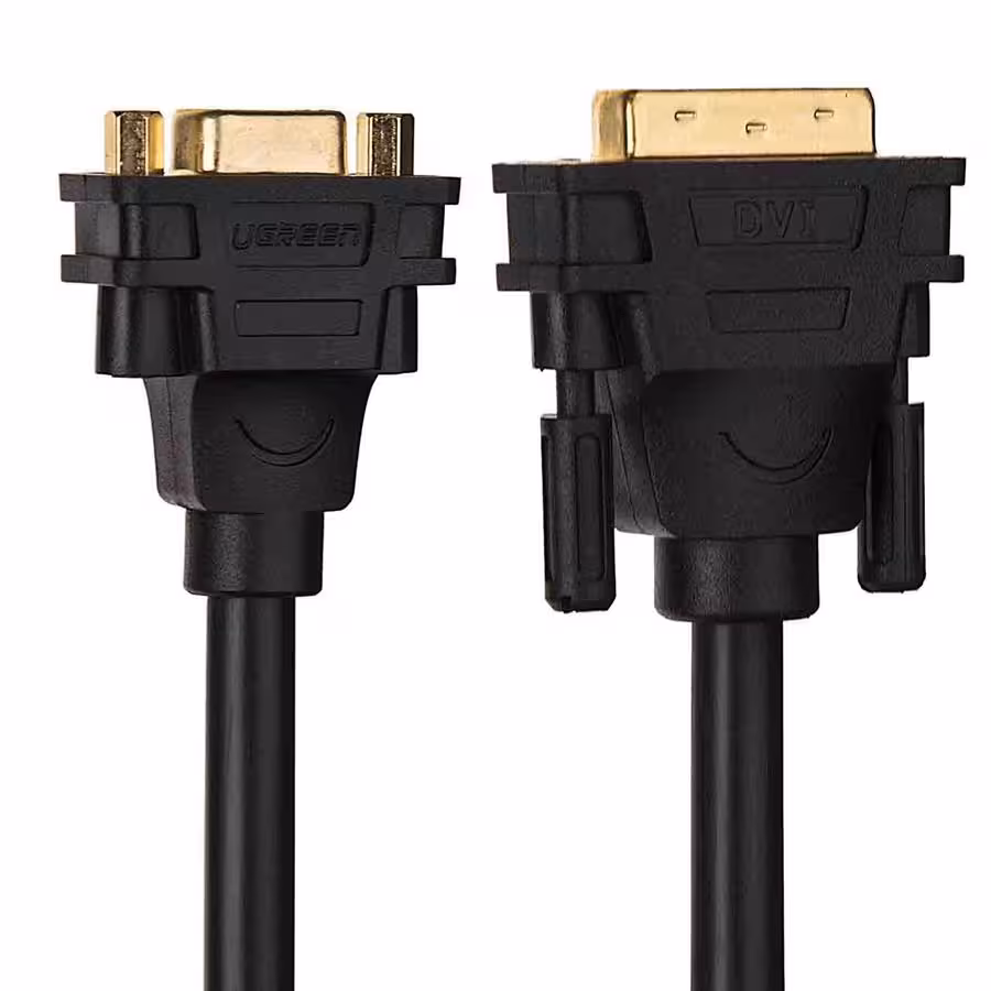 کابل تبدیل DVI به VGA یوگرین مدل 30499 طول 0.15 متر