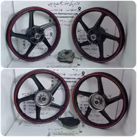 رینگ عقب و جلو هندا 200 دیسکی اسپرت ساوینی (با درب لنت) (سایز رینگ عقب 17) تکنو