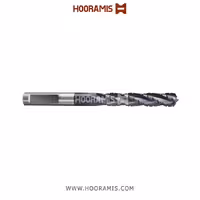 مته چهارکاناله 12*136*73*12 از جنس HSS-E  با رزوه درشت جهت فرزکاری و شیارزنی در پروفیلهای uPVC و آلومینیوم