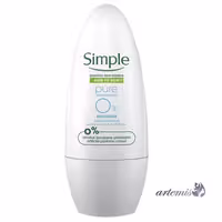 رول ضد تعریق سیمپل مدل Simple Pure حجم 50 میلی‌لیتر