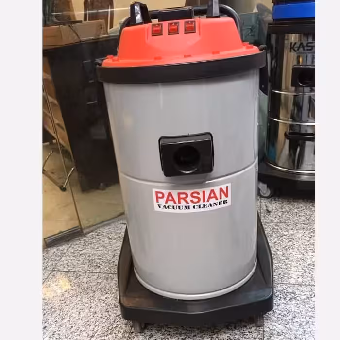 جاروبرقی  صنعتی kasra مدل پارسیان سه موتوره80لیتر فقط خاک(هزینه ارسال بصورت پس کرایه برعهده خریدار محترم هست)