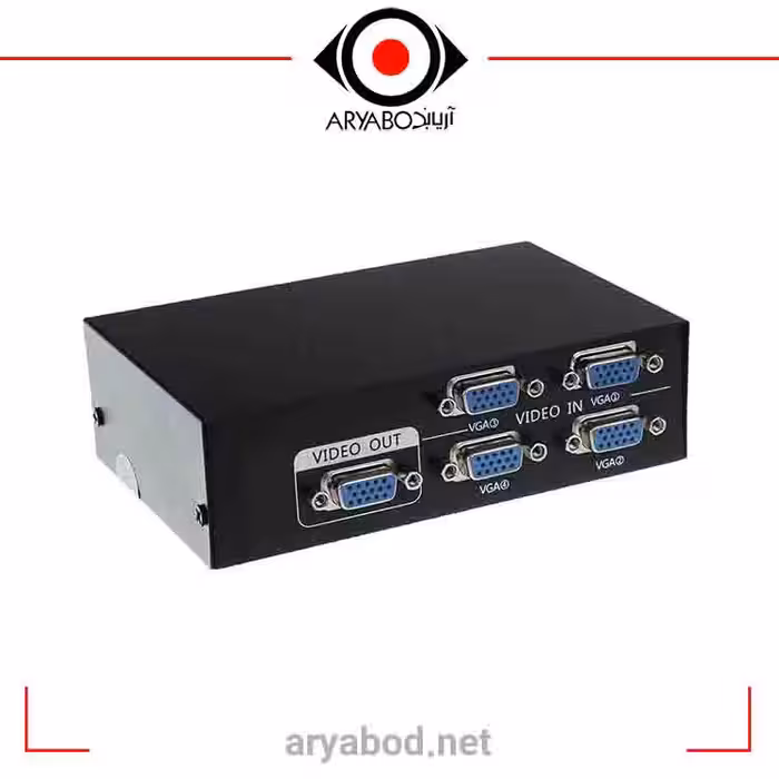 سوئیچ 4 به 1 ETTO VGA (سوئیچ VGA چهار پورت)