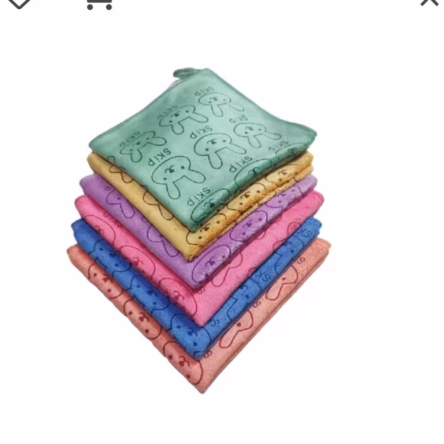 دستمال اشپز خانه مدل خرگوشی بسته 6 عددی وزن 50 گرم