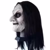 ماسک لاتکس مدل زامبی مو بلند اورجینال