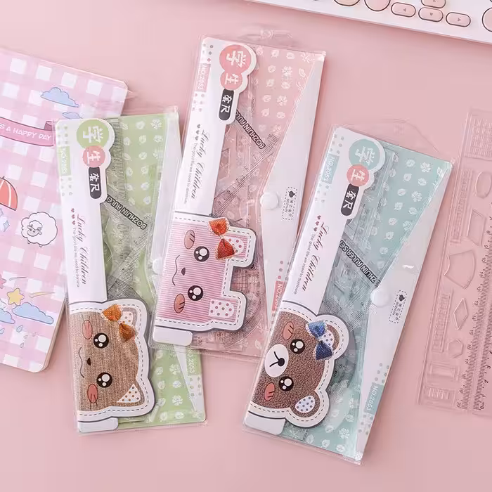 ست خط کش و گونیا گربه ای