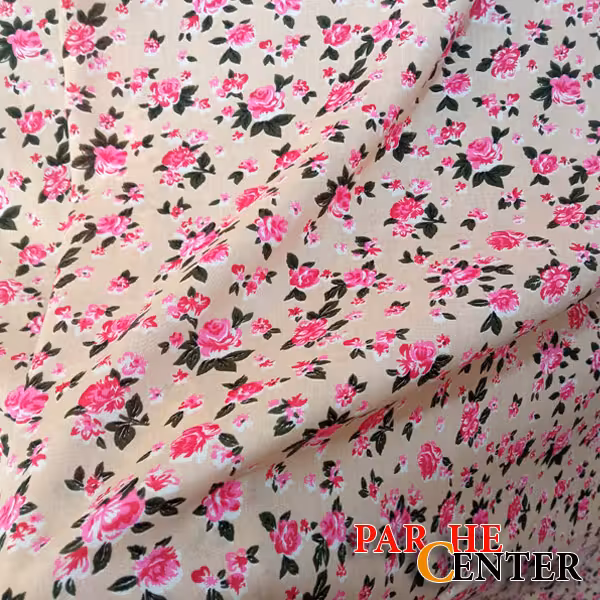 پارچه نخی گلدار 1