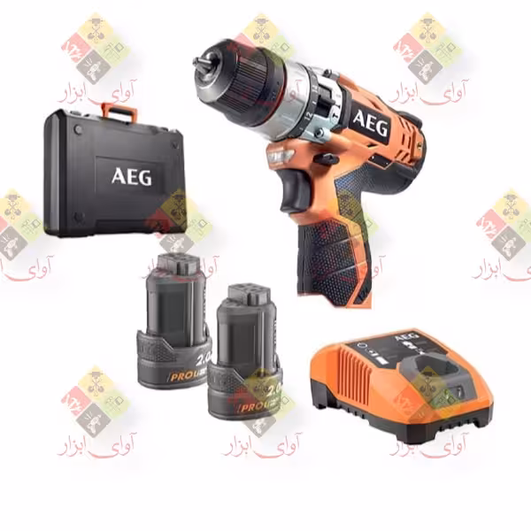 دریل شارژی چکشی 12 ولت AEG مدل BSB 12C2 LI-202C