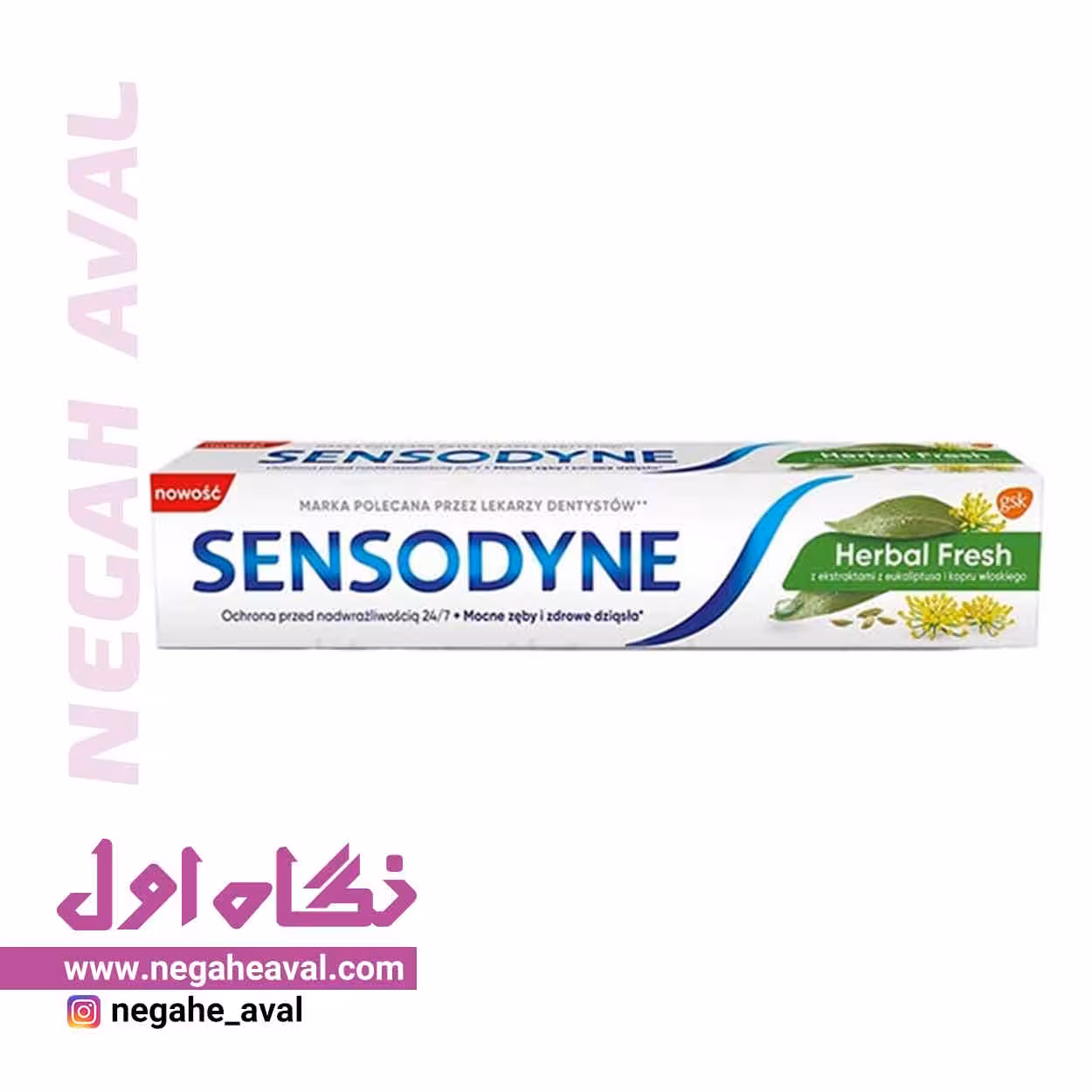 خمیردندان Herbal Fresh سنسوداین حجم 75 میلی لیتر