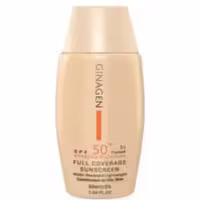 ضد آفتاب رنگی ژیناژن SPF50 شماره 02 مناسب پوست چرب و مختلط حجم 50 میلی لیتر